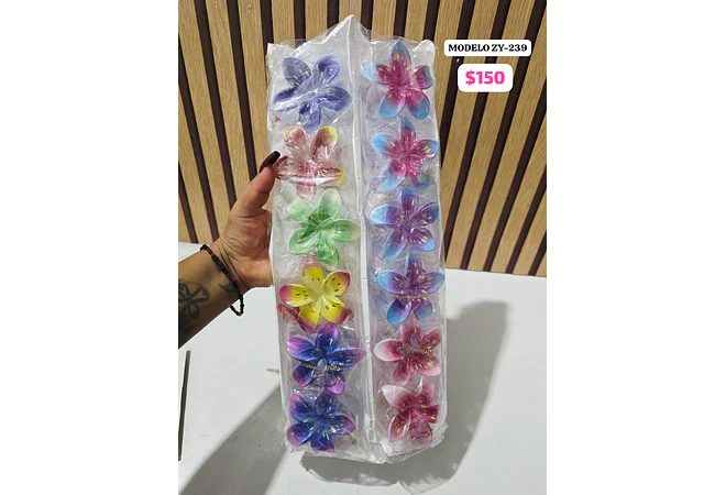 DOCENA DE PINZAS PARA EL CABELLO VARIOS MODELOS 🌷🥰