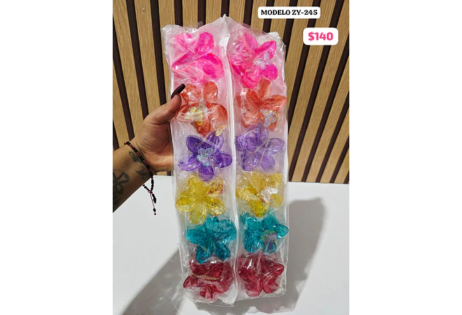 DOCENA DE PINZAS PARA EL CABELLO VARIOS MODELOS 🌷🥰
