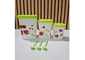 JUEGO DE 3 TUPPER CON ESTAMPADO DE FRUTAS MOD# 7510  🍓🥭