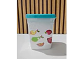 JUEGO DE 3 TUPPER CON ESTAMPADO DE FRUTAS MOD# 7510  🍓🥭