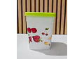 JUEGO DE 3 TUPPER CON ESTAMPADO DE FRUTAS MOD# 7510  🍓🥭