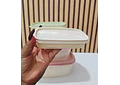 JUEGO DE 5 TUPPER REDONDOS/CUADRADOS/RECTANGULARES VARIOS TAMAÑOS MOD# 7537/7536/7535🍪🥗