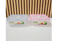 JUEGO DE 5 TUPPERS TRANSPARENTES/RECTANGULARES MOD# 7524  🥗🍉