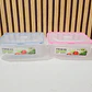 JUEGO DE 5 TUPPERS TRANSPARENTES/RECTANGULARES MOD# 7524  🥗🍉 - Miniatura 1