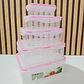 JUEGO DE 5 TUPPERS TRANSPARENTES/RECTANGULARES MOD# 7524  🥗🍉 - Miniatura 2