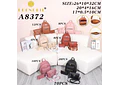COMBO GRENOBIL DE VINIPIEL MOCHILA + MARICONERA + MONEDERO MOD# A8372