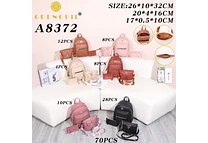 COMBO GRENOBIL DE VINIPIEL MOCHILA + MARICONERA + MONEDERO MOD# A8372