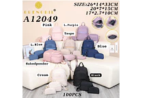 COMBO GRENOBIL MOCHILA + MARICONERA + MONEDERO MOD# A12049