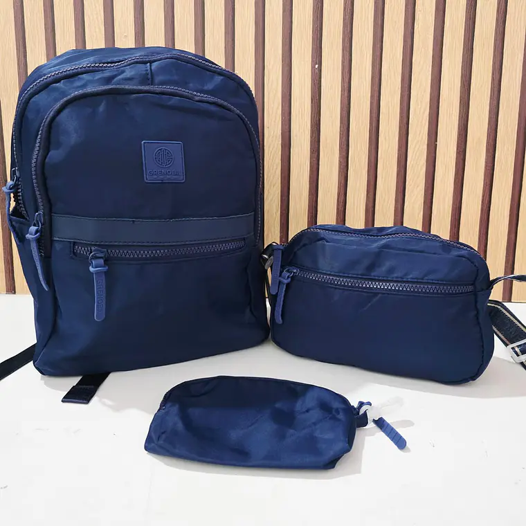 COMBO GRENOBIL MOCHILA + MARICONERA + MONEDERO MOD# A12049 2