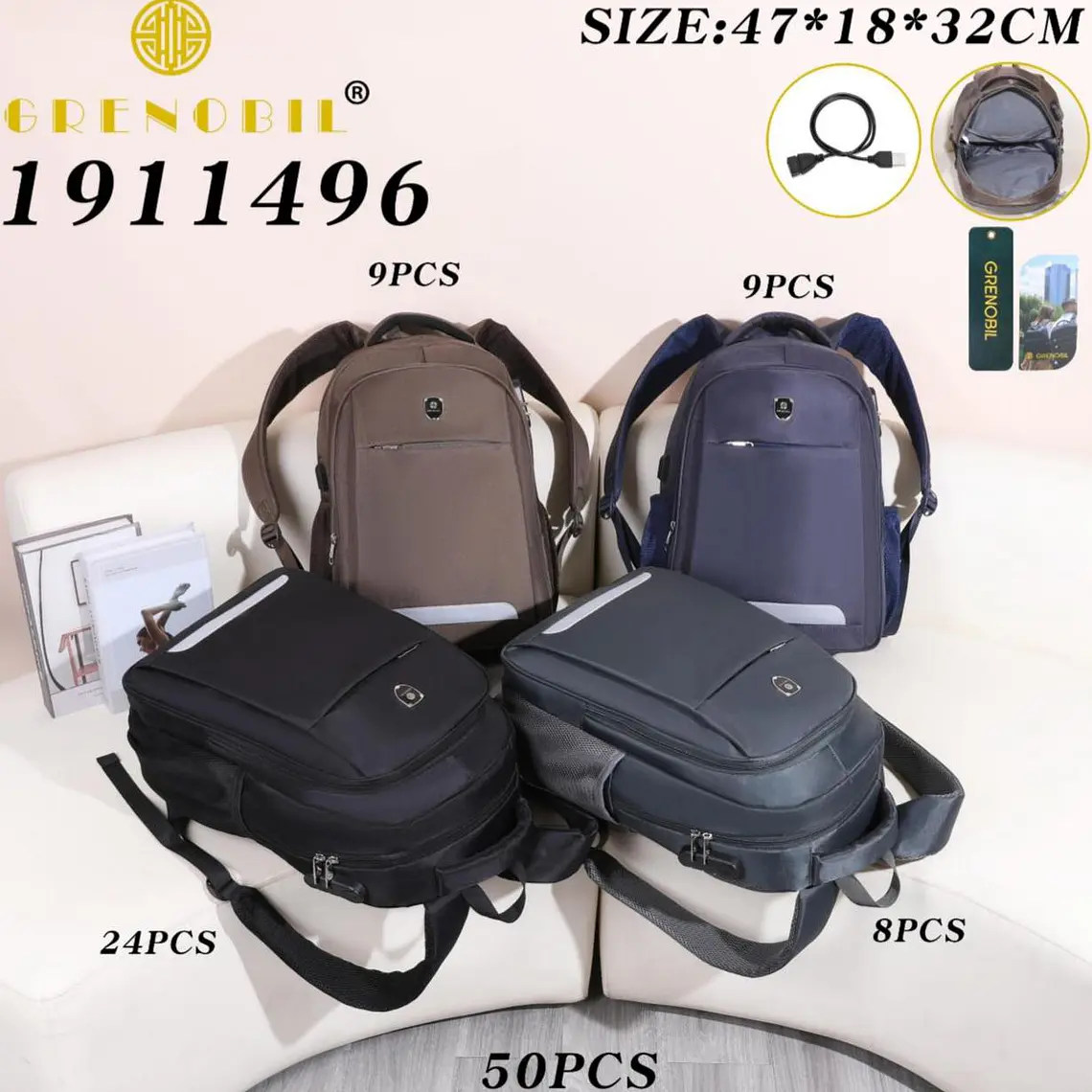 MOCHILA ANTIRROBO GRENOBIL PARA CABALLERO MOD# 1911496 1