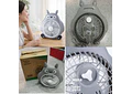 VENTILADOR GRIS DISEÑO TOTORO MOD# TZ-8  🩶