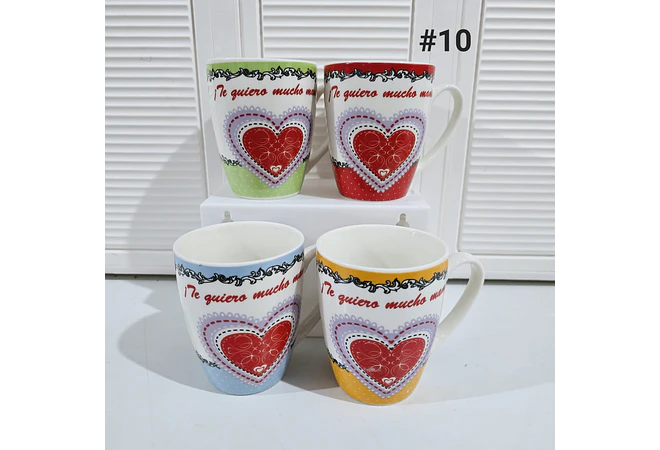 TAZA FELIZ DIA MAMÁ DE 350ML (AL AZAR) 🌸🤱🏾- COPIAR