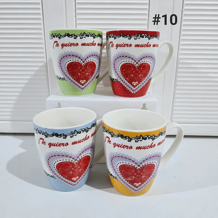 TAZA FELIZ DIA MAMÁ DE 350ML (AL AZAR) 🌸🤱🏾- COPIAR 13