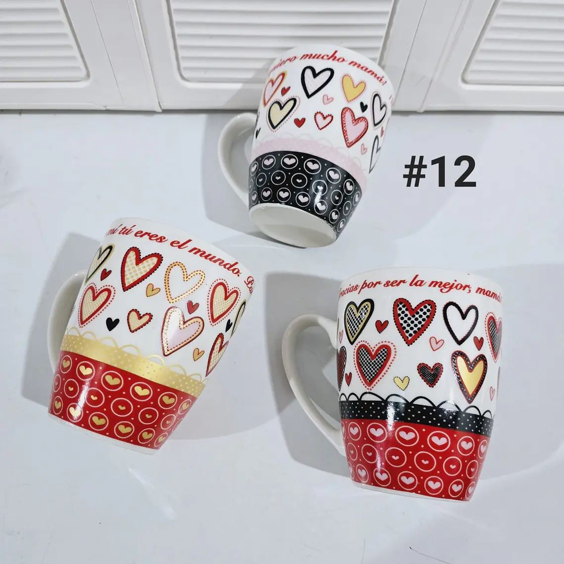 TAZA FELIZ DIA MAMÁ DE 350ML (AL AZAR) 🌸🤱🏾- COPIAR 14