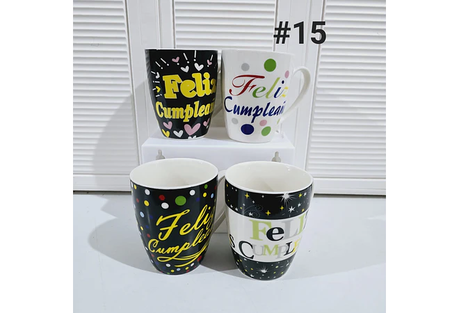 TAZA FELIZ DIA MAMÁ DE 350ML (AL AZAR) 🌸🤱🏾- COPIAR