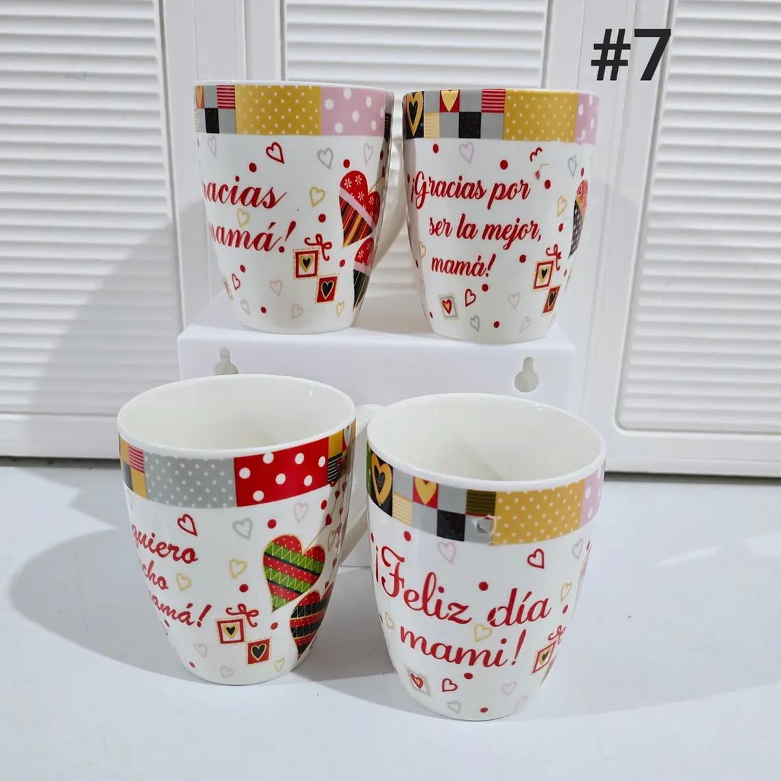 TAZA FELIZ DIA MAMÁ DE 350ML (AL AZAR) 🌸🤱🏾- COPIAR 11