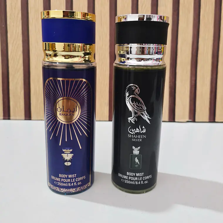 PERFUME BODY MIST DE 250ML PARA DAMA Y CABALLERO MOD# 1916-1,4,22,23,9 4