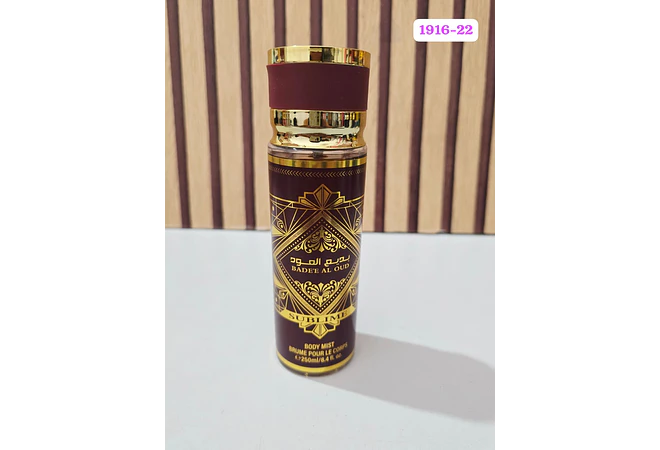 PERFUME BODY MIST DE 250ML PARA DAMA Y CABALLERO MOD# 1916-1,4,22,23,9