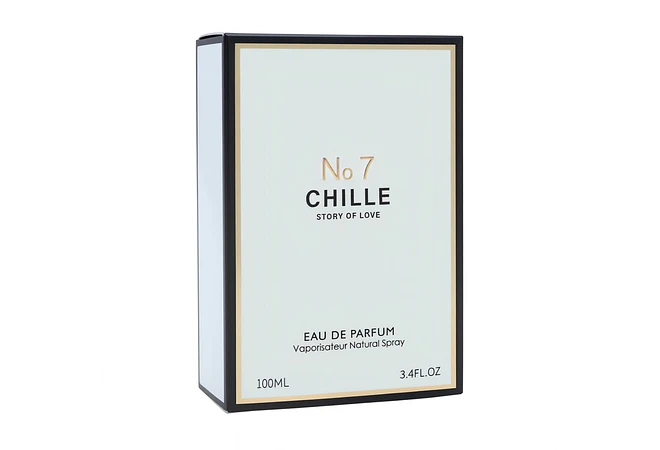 PERFUME 100ML CHILLE STORY OF LOVE No.7 MOD# L-427A💃🏻🌷(CAJITA BLANCA/NEGRA)