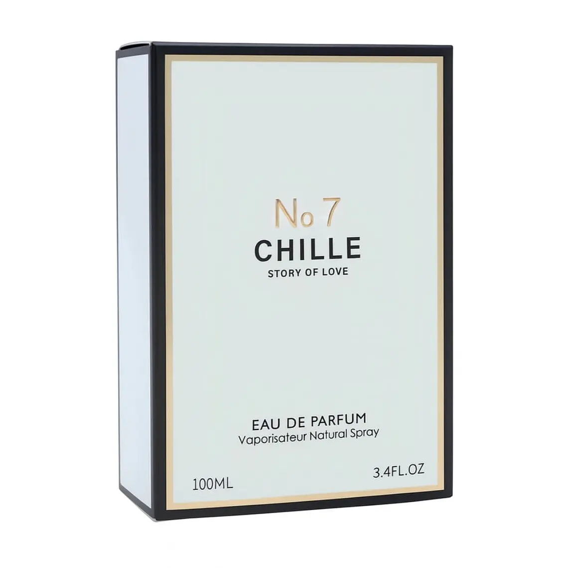 PERFUME 100ML CHILLE STORY OF LOVE No.7 MOD# L-427A💃🏻🌷(CAJITA BLANCA/NEGRA) 2