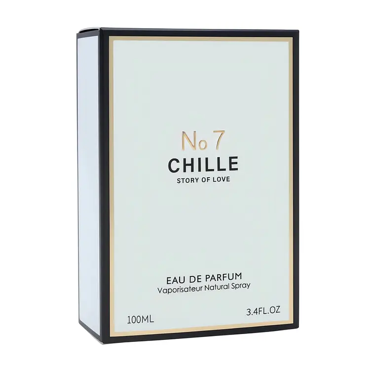 PERFUME 100ML CHILLE STORY OF LOVE No.7 MOD# L-427A💃🏻🌷(CAJITA BLANCA/NEGRA) 2