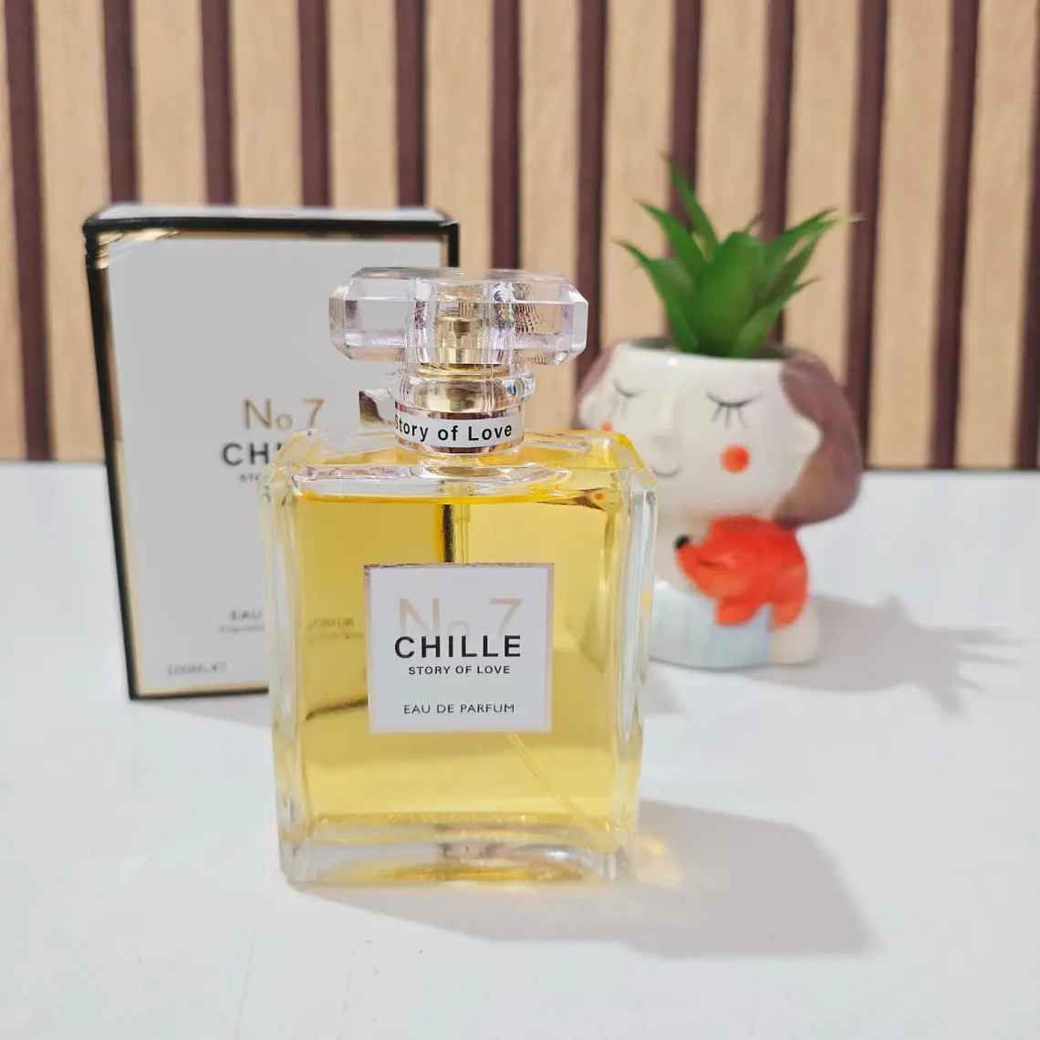 PERFUME 100ML CHILLE STORY OF LOVE No.7 MOD# L-427A💃🏻🌷(CAJITA BLANCA/NEGRA) 4
