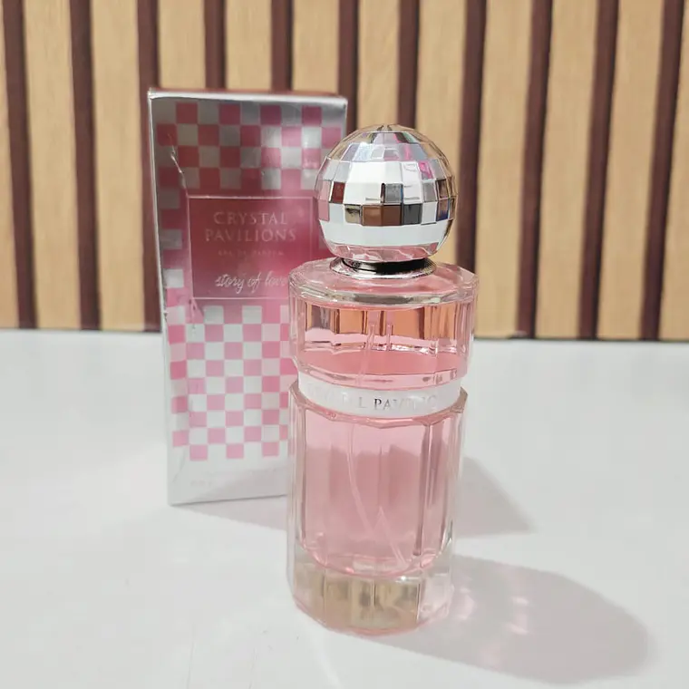 PERFUME 100ML CRYSTAL PAVILIONS STORY OF LOVE (ROSA)MOD# L-451B 4