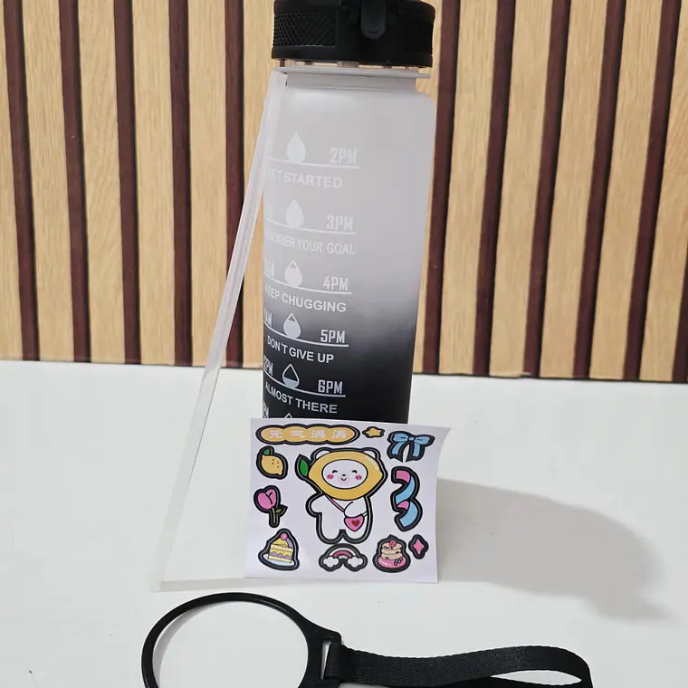 BOTE BICOLOR MOTOVADOR DE 1 LITRO MOD# BSJJ-35752🍋🥤 6