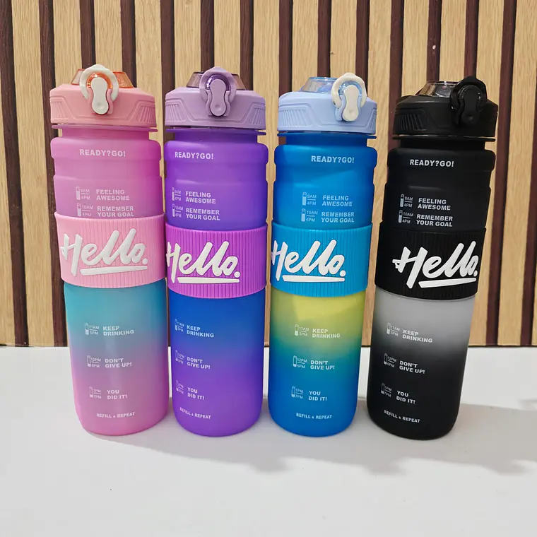 BOTE HELLO DE 1 LITRO MOD# BSJJ-35748🥤 1