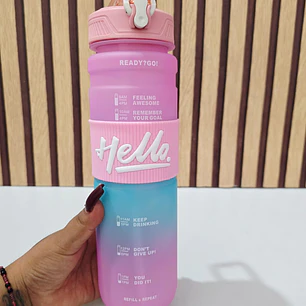 BOTE HELLO DE 1 LITRO MOD# BSJJ-35748🥤