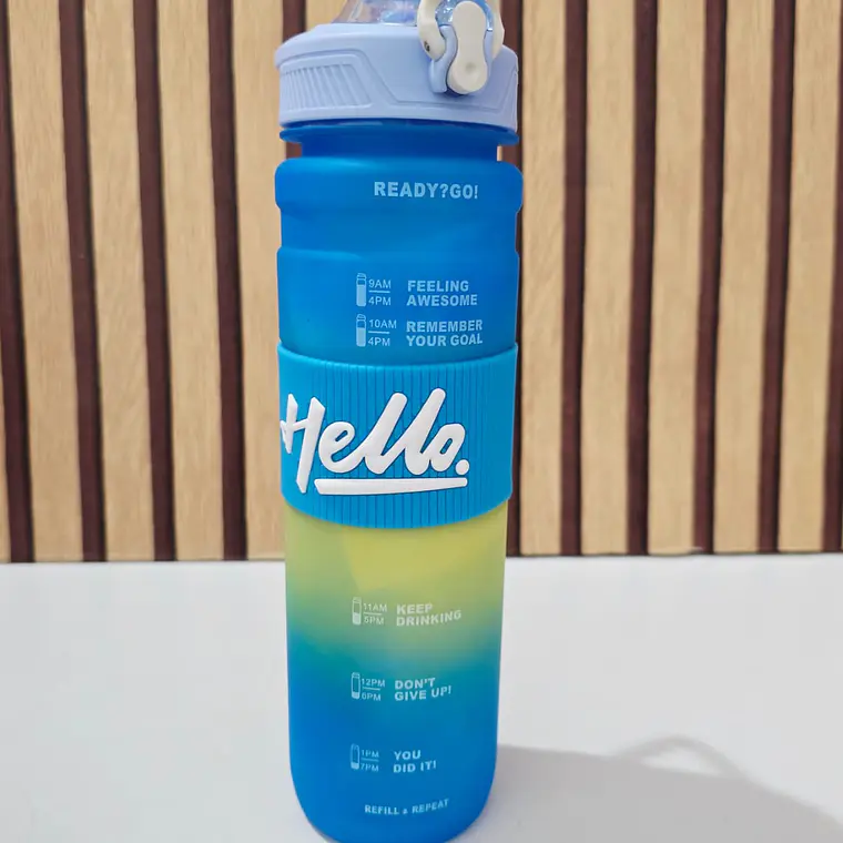 BOTE HELLO DE 1 LITRO MOD# BSJJ-35748🥤 3