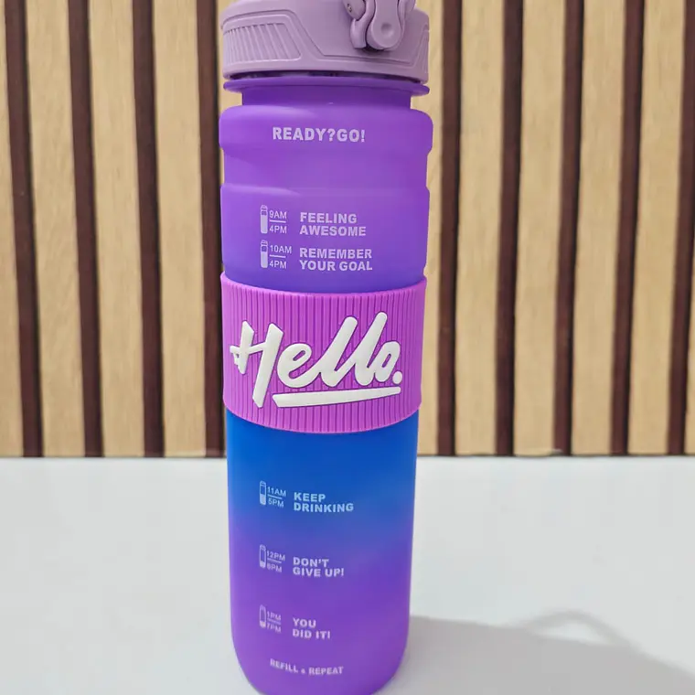 BOTE HELLO DE 1 LITRO MOD# BSJJ-35748🥤 6