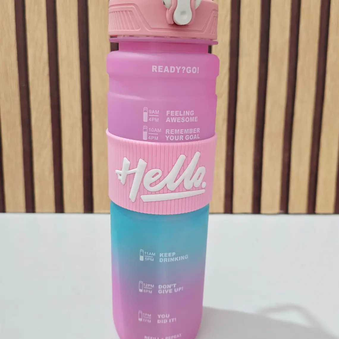 BOTE HELLO DE 1 LITRO MOD# BSJJ-35748🥤 7