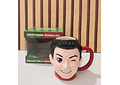 TAZA  DE 400ML MESSI O CRISTIANO