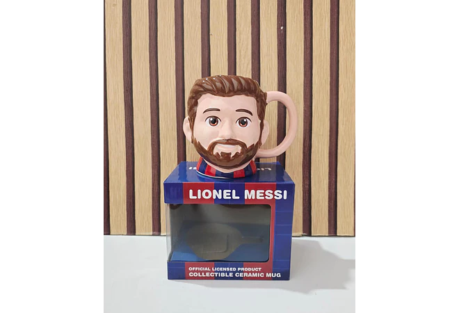 TAZA  DE 400ML MESSI O CRISTIANO