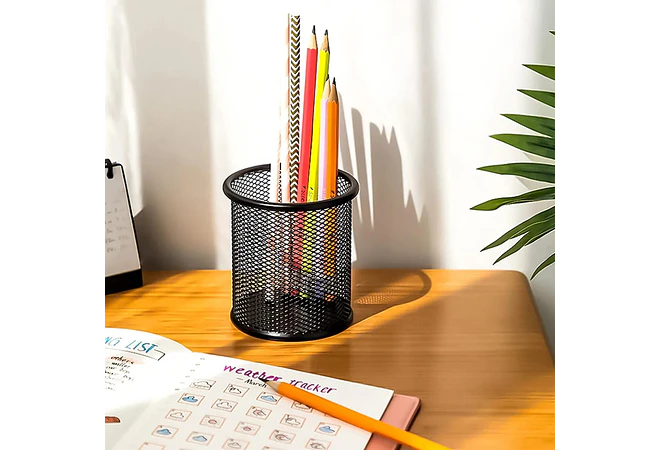 PORTALÁPICES ORGANIZADOR DE ESCRITORIO MOD# 802C🗑️🗃️✏️