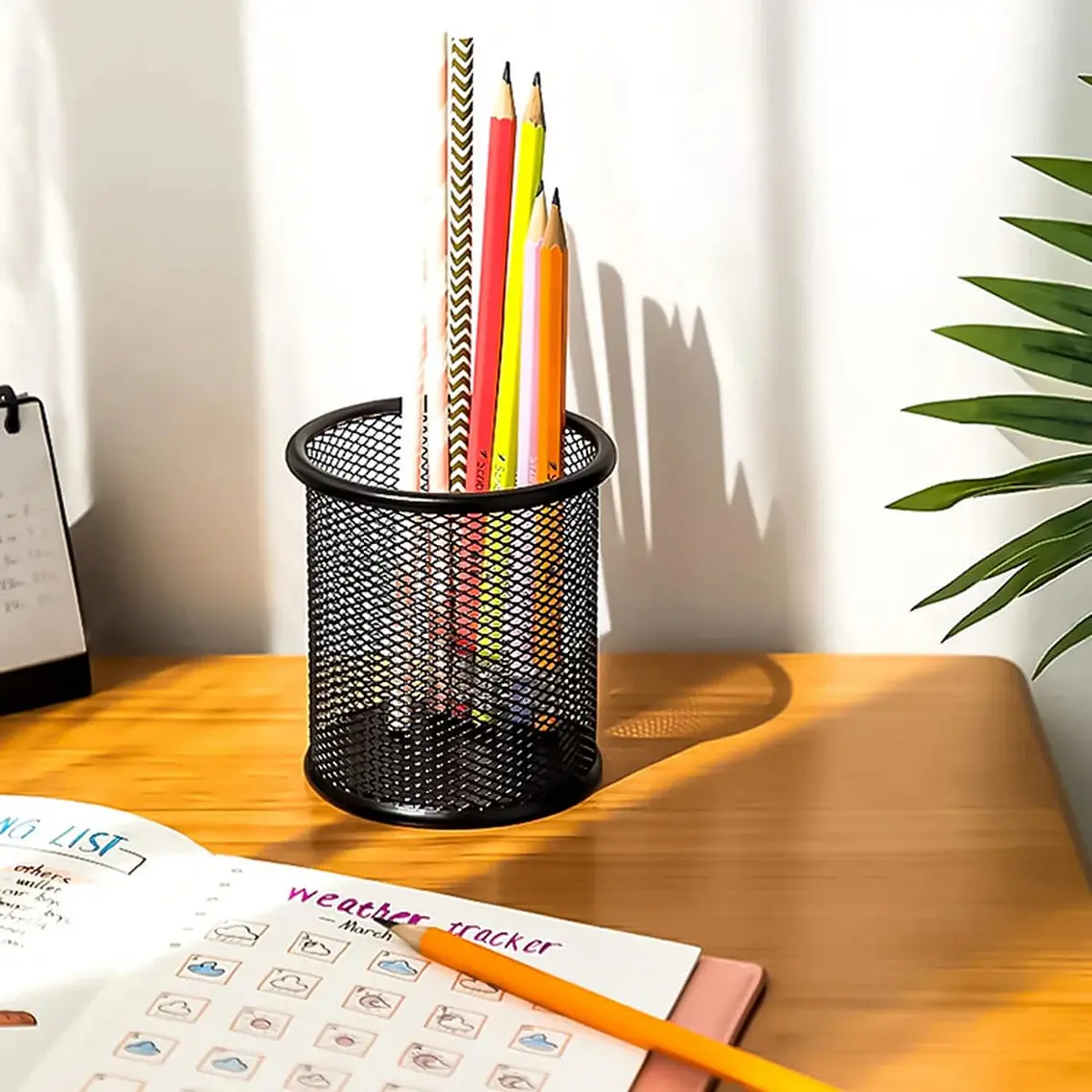 PORTALÁPICES ORGANIZADOR DE ESCRITORIO MOD# 802C🗑️🗃️✏️ 1