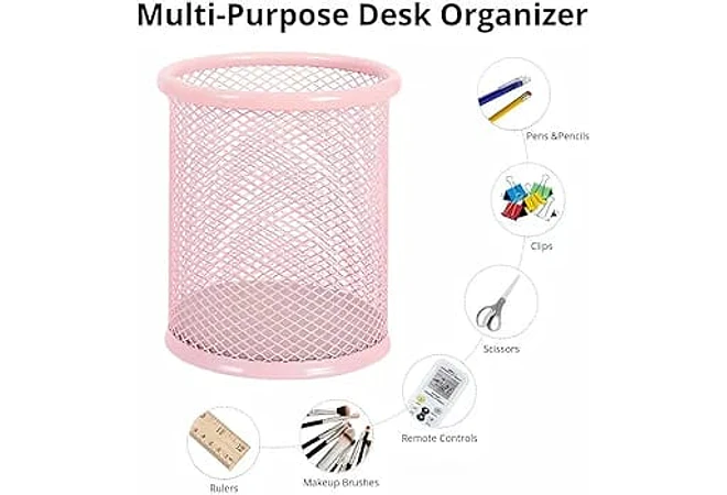 PORTALÁPICES ORGANIZADOR DE ESCRITORIO MOD# 802C🗑️🗃️✏️