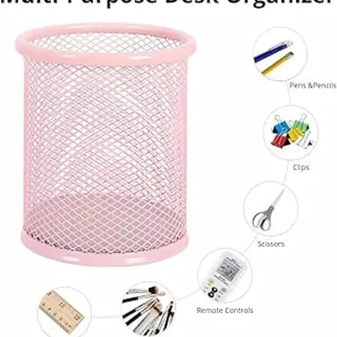 PORTALÁPICES ORGANIZADOR DE ESCRITORIO MOD# 802C🗑️🗃️✏️ 8