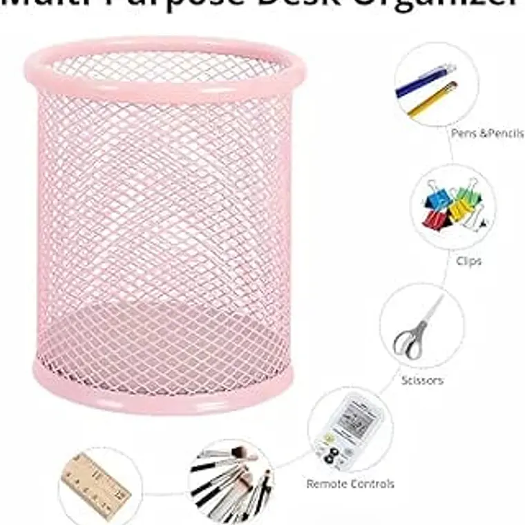 PORTALÁPICES ORGANIZADOR DE ESCRITORIO MOD# 802C🗑️🗃️✏️ 8