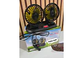 VENTILADOR ELÉCTRICO DOBLE CABEZAL/PARA AUTO MOD# Mars-X666