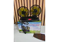 VENTILADOR ELÉCTRICO DOBLE CABEZAL/PARA AUTO MOD# Mars-X666