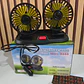 VENTILADOR ELÉCTRICO DOBLE CABEZAL/PARA AUTO MOD# Mars-X666 - Miniatura 6