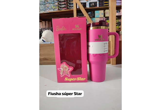 TERMO STANLEY 1.18L CON ASA SERIE BARBIE CAJITA DE COLOR MOD# V8B-40
