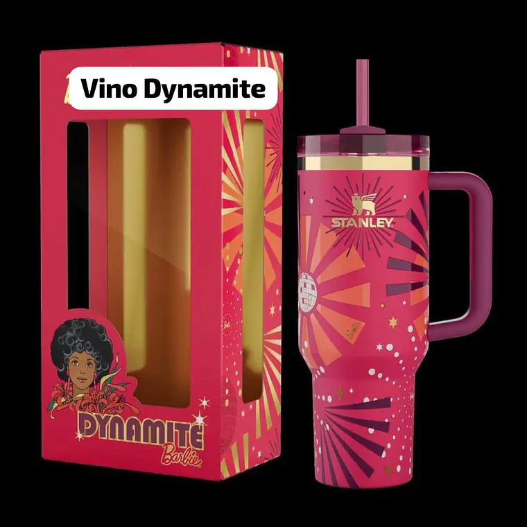 TERMO STANLEY 1.18L CON ASA SERIE BARBIE CAJITA DE COLOR MOD# V8B-40 10