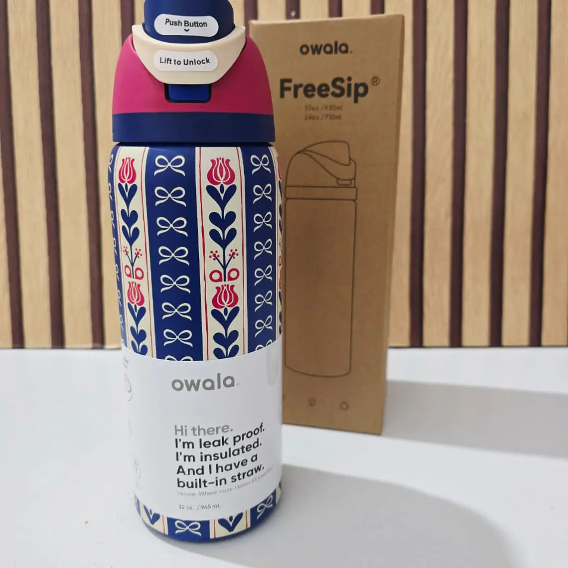 TERMO OWALA DE 950ML/ PEROSNAJES MOD# 2601🥤🍋‍🟩 4