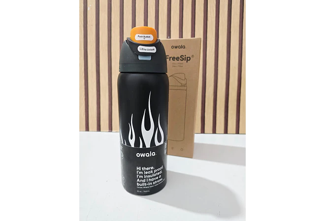 TERMO OWALA DE 950ML/ PEROSNAJES MOD# 2601🥤🍋‍🟩