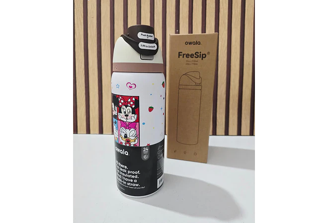 TERMO OWALA DE 950ML/ PEROSNAJES MOD# 2601🥤🍋‍🟩