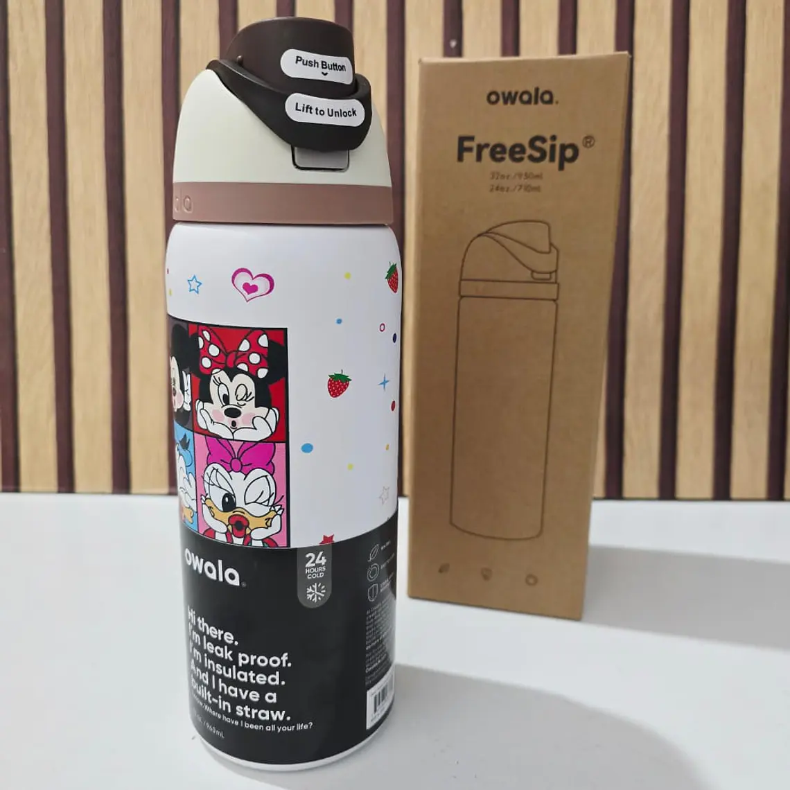 TERMO OWALA DE 950ML/ PEROSNAJES MOD# 2601🥤🍋‍🟩 8
