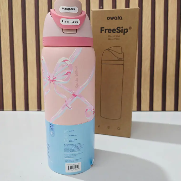 TERMO OWALA DE 950ML/ PEROSNAJES MOD# 2601🥤🍋‍🟩 10